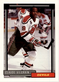 Hokejová karta Claude Vilgrain Topps 1992-93 řadová č. 187