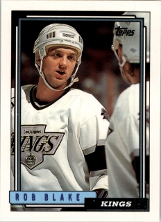 Hokejová karta Rob Blake Topps 1992-93 řadová č. 211
