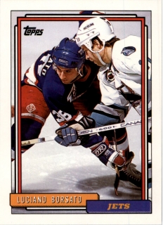 Hokejová karta Luciano Borsato Topps 1992-93 řadová č. 239