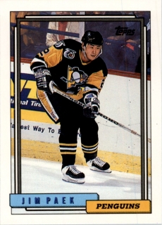Hokejová karta Jim Paek Topps 1992-93 řadová č. 243