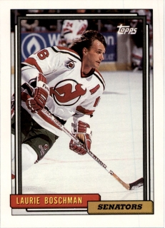 Hokejová karta Laurie Boschman Topps 1992-93 řadová č. 246