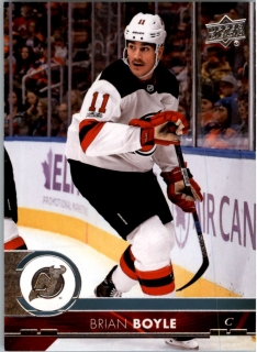 Hokejová karta Brian Boyle Upper Deck 2017-18 Series I. č. 362