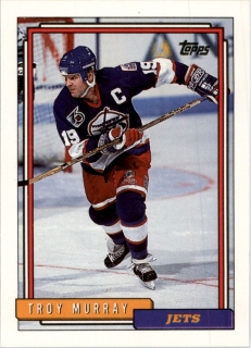 Hokejová karta Troy Murray Topps 1992-93 řadová č. 283