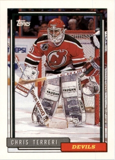 Hokejová karta Chris Terreri Topps 1992-93 řadová č. 303