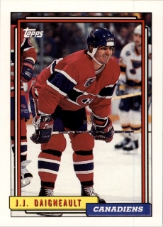 Hokejová karta J.J. Daigneault Topps 1992-93 řadová č. 334