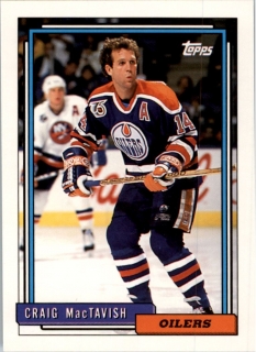 Hokejová karta Craig MacTavish Topps 1992-93 řadová č. 336