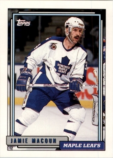 Hokejová karta Jamie Macoun Topps 1992-93 řadová č. 348