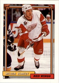 Hokejová karta Sheldon Kennedy Topps 1992-93 řadová č. 368