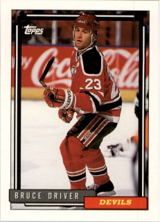 Hokejová karta Bruce Driver Topps 1992-93 řadová č. 384