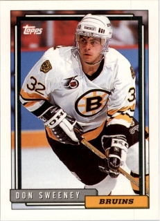 Hokejová karta Don Sweeney Topps 1992-93 řadová č. 417