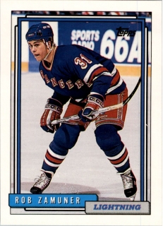 Hokejová karta Rob Zamuner Topps 1992-93 řadová č. 426