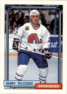 Hokejová karta Randy Velischek Topps 1992-93 řadová č. 430