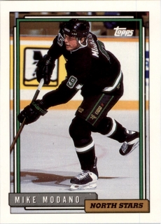 Hokejová karta Mike Modano Topps 1992-93 řadová č. 441