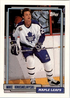 Hokejová karta Mike Krushelnyski Topps 1992-93 řadová č. 450