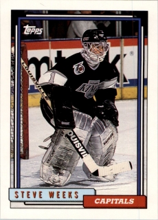 Hokejová karta Steve Weeks Topps 1992-93 řadová č. 461