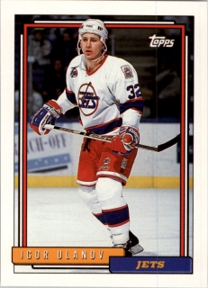 Hokejová karta Igor Ulanov Topps 1992-93 řadová č. 468