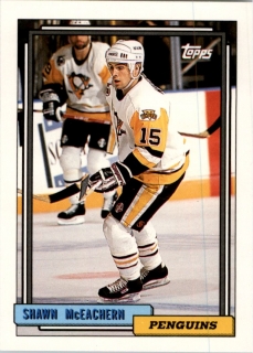 Hokejová karta Shawn McEachern Topps 1992-93 řadová č. 481