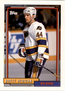 Hokejová karta Brett Hedican Topps 1992-93 řadová č. 517