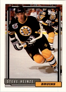 Hokejová karta Steve Heinze Topps 1992-93 řadová č. 519