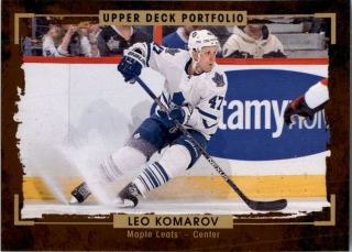 hokejová karta Leo Komarov Upper Deck Portfolio 2015-16 č.3
