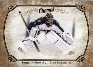 Hokejová karta Sergei Bobrovsky UD Champs 2015-16 Gold č. 235