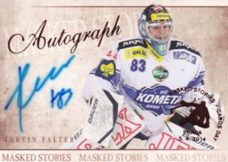 Hokejová karta Martin Falter OFS Masked Stories Autograph Cards Day