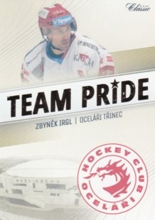 hokejová karta Zbyněk  Irgl OFS 2016-17 s1 Team Pride 