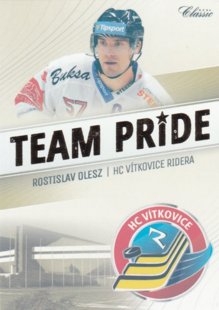 hokejová karta Rostislav Olesz OFS 2016-17 s1 Team Pride 