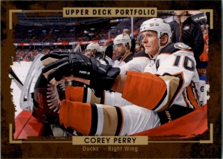 hokejová karta Corey Perry Upper Deck Portfolio 2015-16 č.58