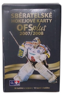 Box hokejových karet OFS Plus 2007-08