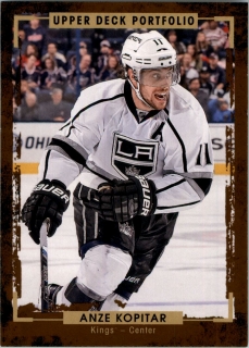 hokejová karta Anze Kopitar Upper Deck Portfolio 2015-16 č.66