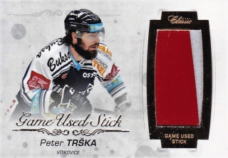 Hokejová karta Peter Trška OFS 17/18 S.II. Game Used Stick 