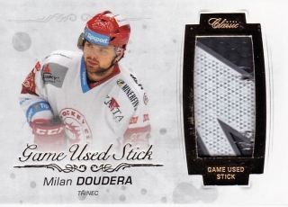 Hokejová karta Milan Doudera OFS 17/18 S.II. Game Used Stick 