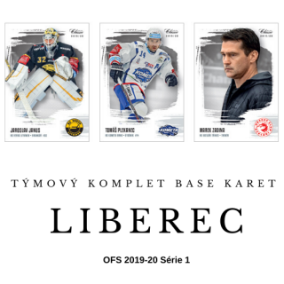 Týmový komplet BASE karet OFS 2019-20 Série 1 LIBEREC