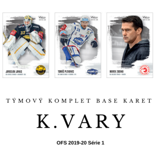 Týmový komplet BASE karet OFS 2019-20 Série 1 KARLOVY VARY