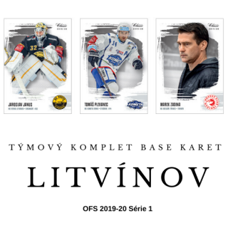 Týmový komplet BASE karet OFS 2019-20 Série 1 LITVÍNOV