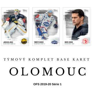 Týmový komplet BASE karet OFS 2019-20 Série 1 OLOMOUC