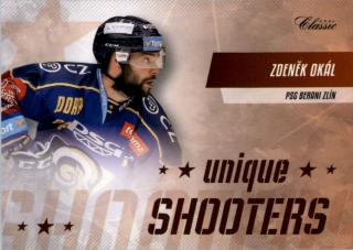 hokejová karta Zdeněk Okál OFS 2019-20 s1 UNIQUE SHOOTERS