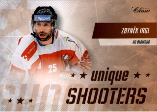 hokejová karta Zbyněk Irgl OFS 2019-20 s1 UNIQUE SHOOTERS