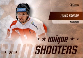 hokejová karta Lukáš Nahodil OFS 2019-20 s1 UNIQUE SHOOTERS