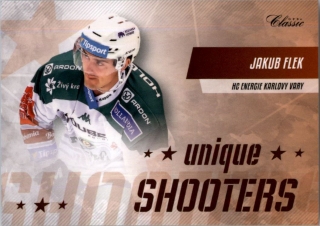 hokejová karta Jakub Flek OFS 2019-20 s1 UNIQUE SHOOTERS