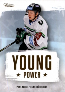 hokejová karta Pavel Kousal OFS 2019-20 s1 YOUNG POWER 