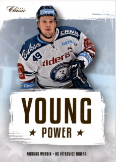 hokejová karta Nicholas Werbik OFS 2019-20 s1 YOUNG POWER 